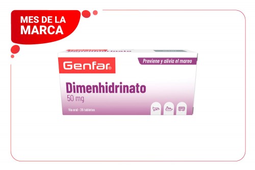 Dimenhidrinato 50 Mg Genfar...