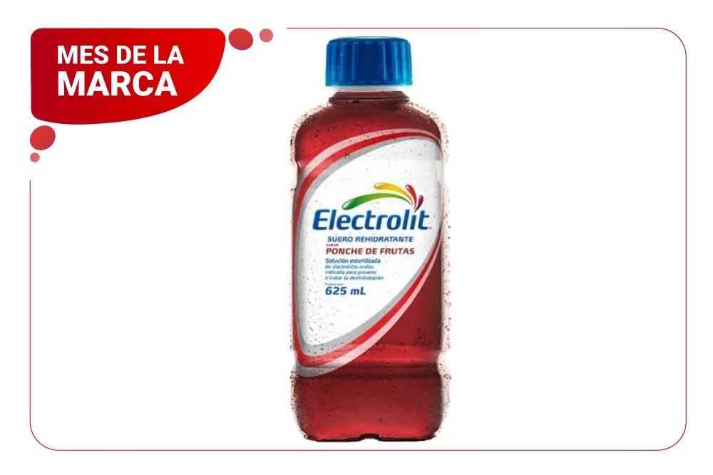 Suero Hidratante Electrolit Sabor Ponche De Frutas 625 Ml